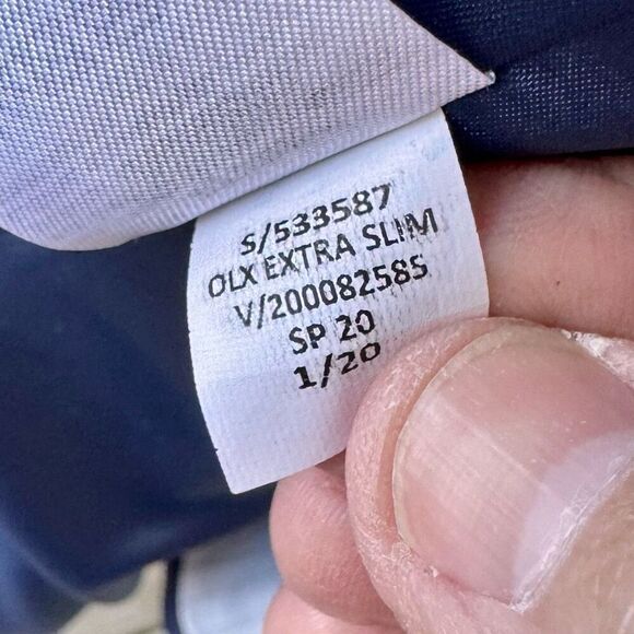 Banana Republic Medium Blue Wool 2 Piece Suit.  Marzotto fabric - Picture 9 of 16